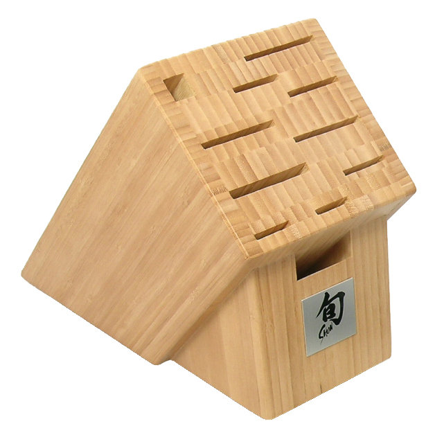 Shun 11Slot Bamboo Knife Block & Reviews Wayfair